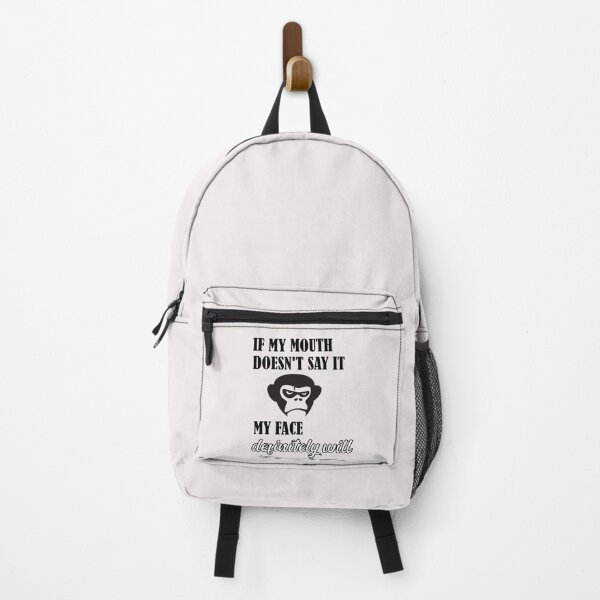 Item preview, If My Mouth Doesn't Say It My Face Definitely Will designed and sold by Hema Thilakaratne.