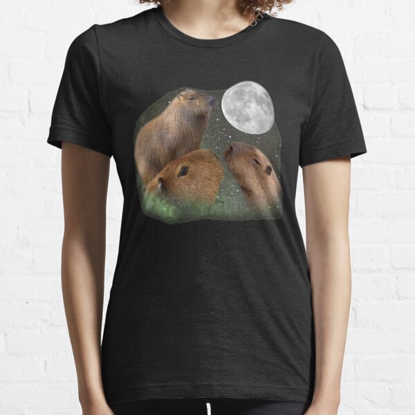 Three Moon Capybaras Essential T-Shirt