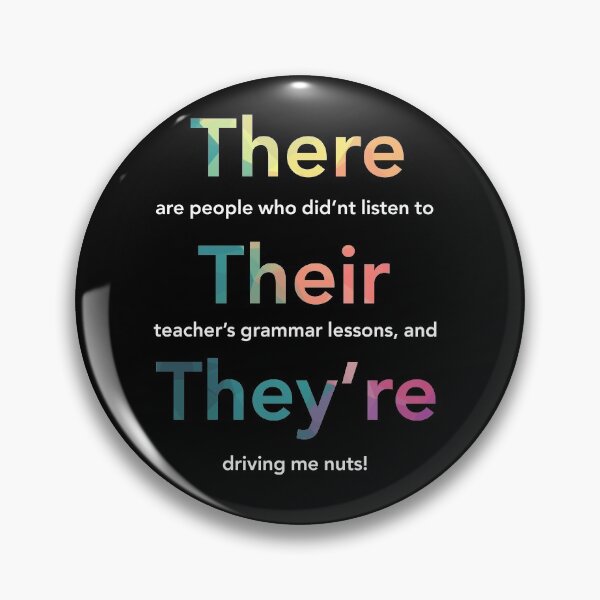 Item preview, Grammar Police There Their They're Gift designed and sold by freeArt10.