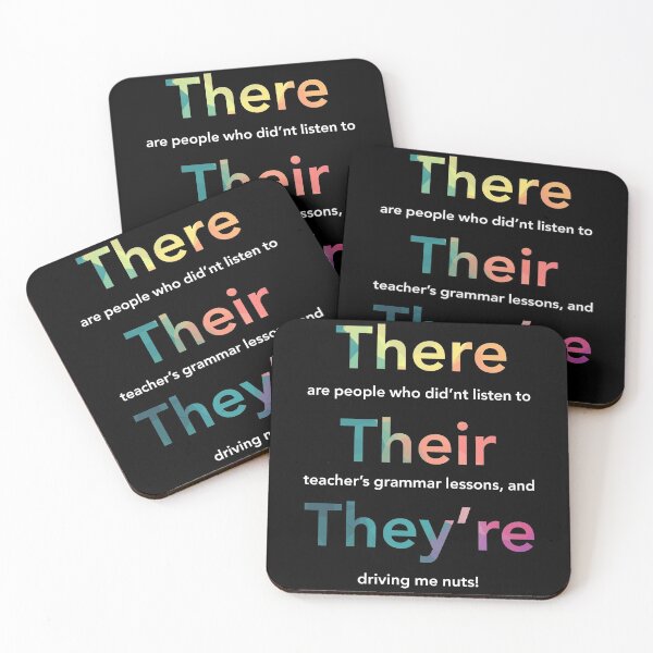 Item preview, Grammar Police There Their They're Gift designed and sold by freeArt10.