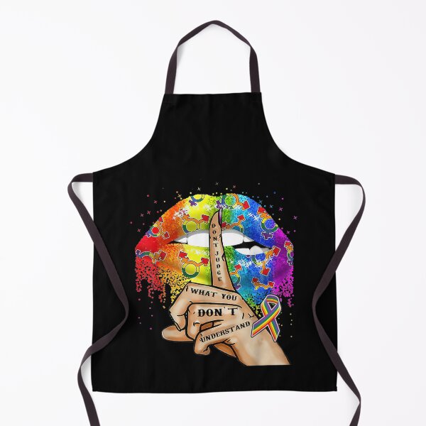 Item preview, Don't Judge What You Don't Understand LGBT Pride Lips designed and sold by tiffanyart53.