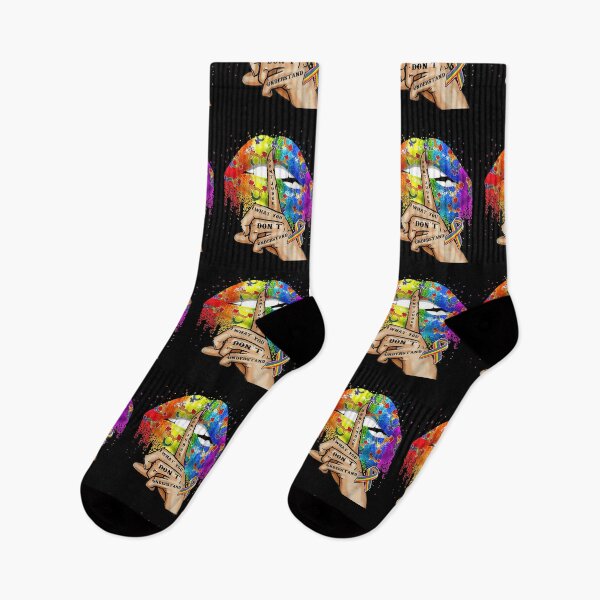Item preview, Don't Judge What You Don't Understand LGBT Pride Lips designed and sold by tiffanyart53.