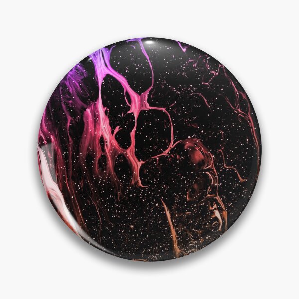 Item preview, “Space Oddity” abstract, colored collage of spherical currents in space in rainbow spectral colors designed and sold by N-o-r-d-l-y-s.