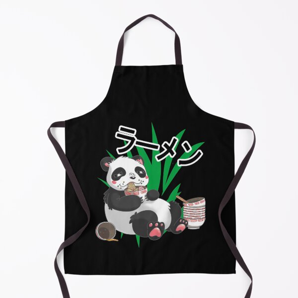 Item preview, Kawaii Anime Panda eating Japanese Ramen Noodles designed and sold by SweetbeStore.