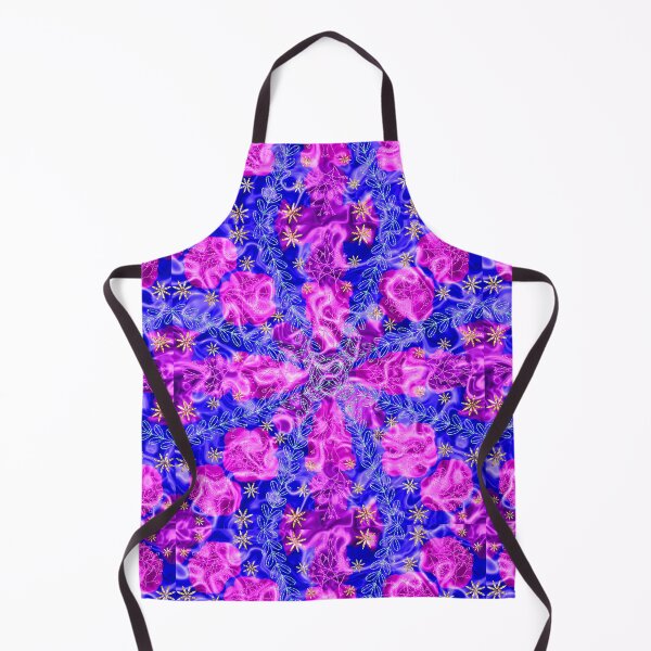 Item preview, Symmetrical foliage and flowers in pink and blue designed and sold by Only1helen.