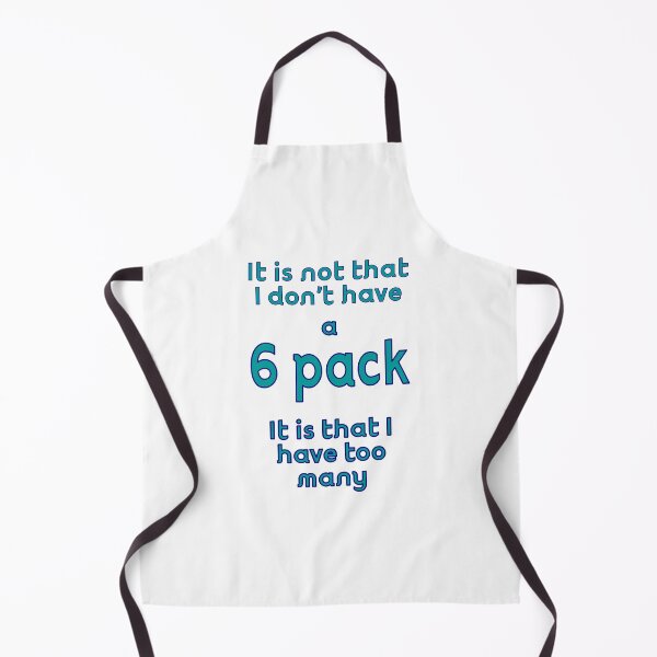 Item preview, too many 6 packs funny dad joke designed and sold by CottagePop.