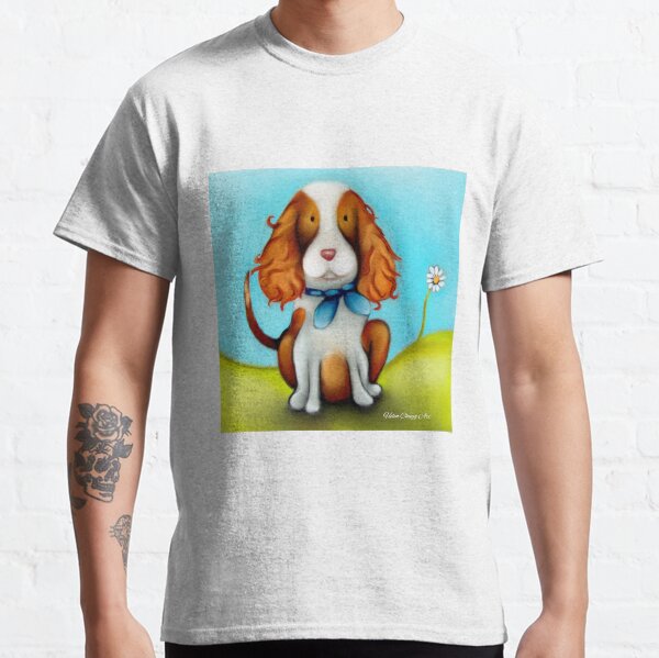Spaniel Dog Quirky Art Classic T-Shirt