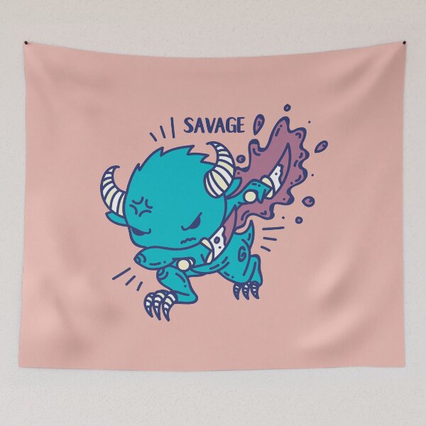 Item preview, Monster is savage designed and sold by SPIRIMAL.