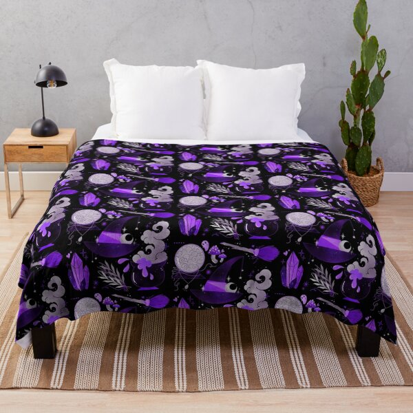 Item preview, Purple magical witchy pattern designed and sold by Texdoodles.