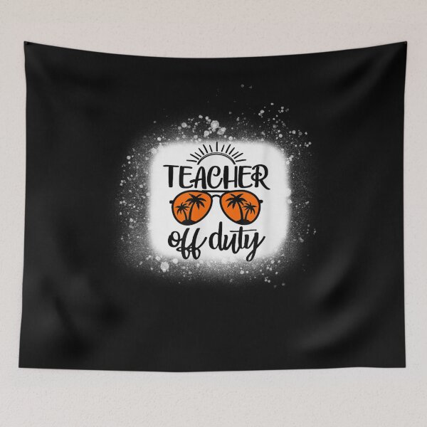 Item preview, Teacher Off Duty Sunglasses Retro Palm Trees 70's 80's 90's designed and sold by maizreo.