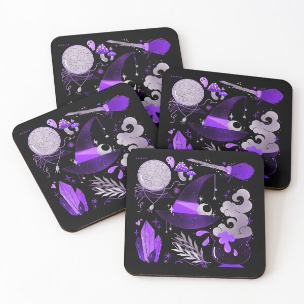 Item preview, Purple magical witchy pattern  designed and sold by Texdoodles.