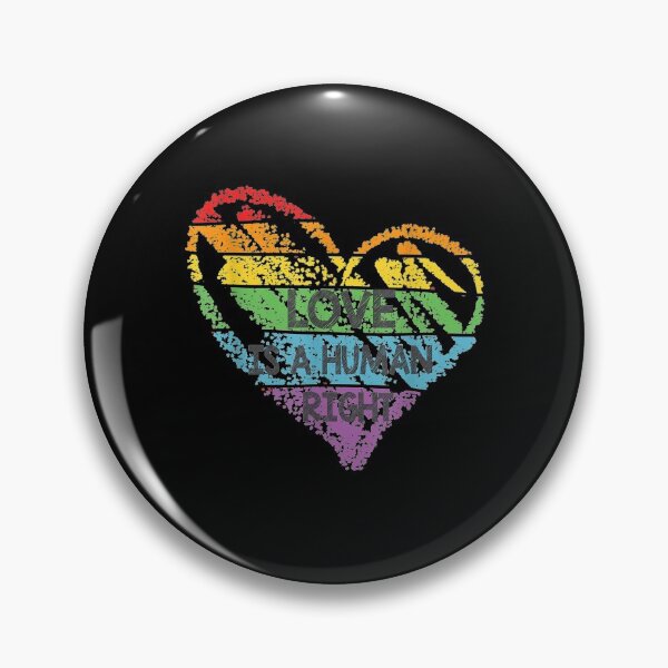 Item preview, Love Is A Human Right Rainbow Lgbt Heart Pride Month designed and sold by maizreo.