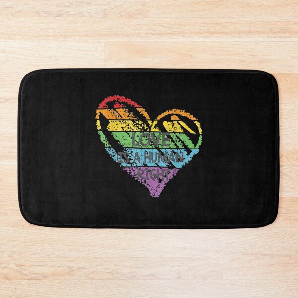 Item preview, Love Is A Human Right Rainbow Lgbt Heart Pride Month designed and sold by maizreo.