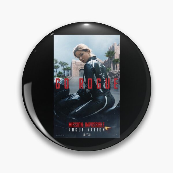 Item preview, Go rogue Claire Mission movie Impossible poster designed and sold by BartonArthur.