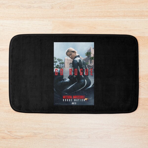 Item preview, Go rogue Claire Mission movie Impossible poster designed and sold by BartonArthur.