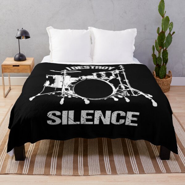 Item preview, I Destroy Silence Drummer Drumset Drums designed and sold by maizreo.