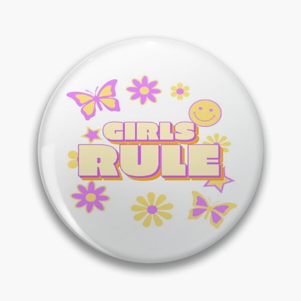 Item preview, GIRLS RULE  designed and sold by RetroPlaceee.