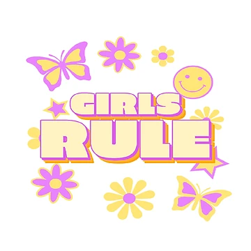 Artwork thumbnail, GIRLS RULE by RetroPlaceee