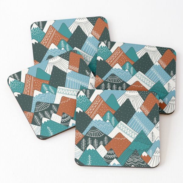 Item preview, Mountains in Scandinavia designed and sold by Alenka Karabanova.