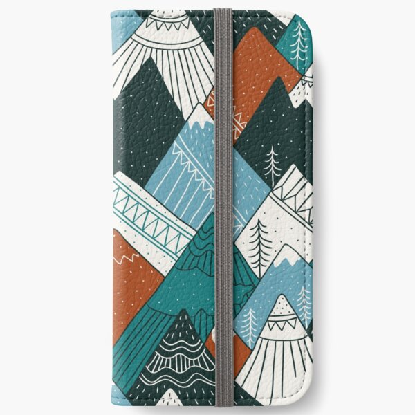 Mountains in Scandinavia iPhone Wallet
