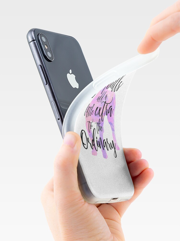 Alternate view of Extraordinary Pitbull Watercolor iPhone Case & Cover