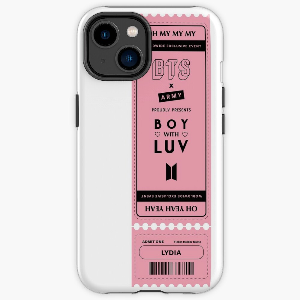 Lydia Custom BTS phone case - send an email with your custom text