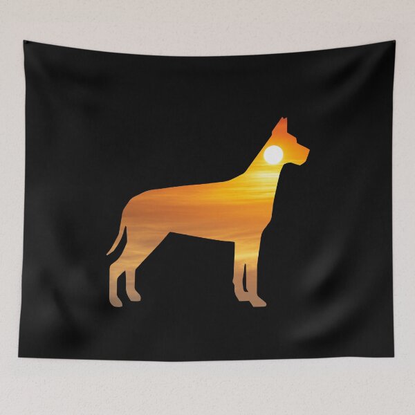 Item preview, Great Dane Dog Silhouette Sunrise designed and sold by alaechamlal.