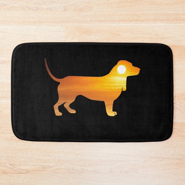 Item preview, Basset Hound Dog Silhouette Sunrise designed and sold by alaechamlal.