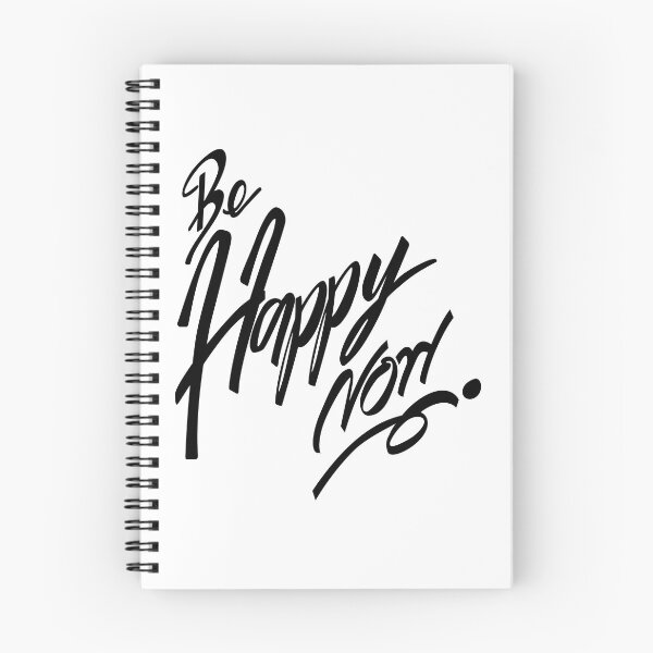 Artikelvorschau, Be Happy Now Schriftzug entworfen und verkauft von CeresGraphic.