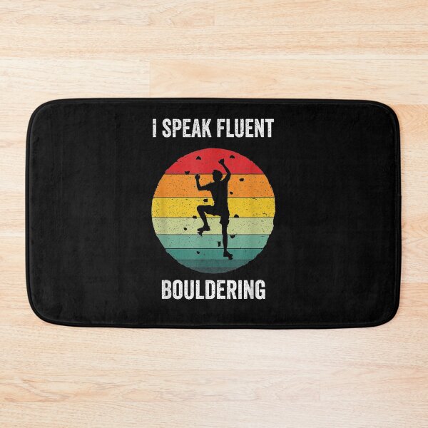 Item preview, I Speak Fluent Bouldering Vintage Rock Climbing Gift  designed and sold by avareid3.