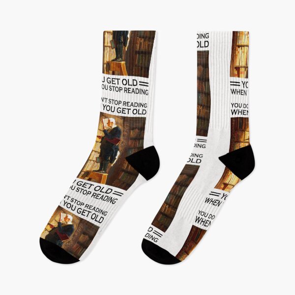 Item preview, You don't stop reading when you get old designed and sold by WaveOcean123.