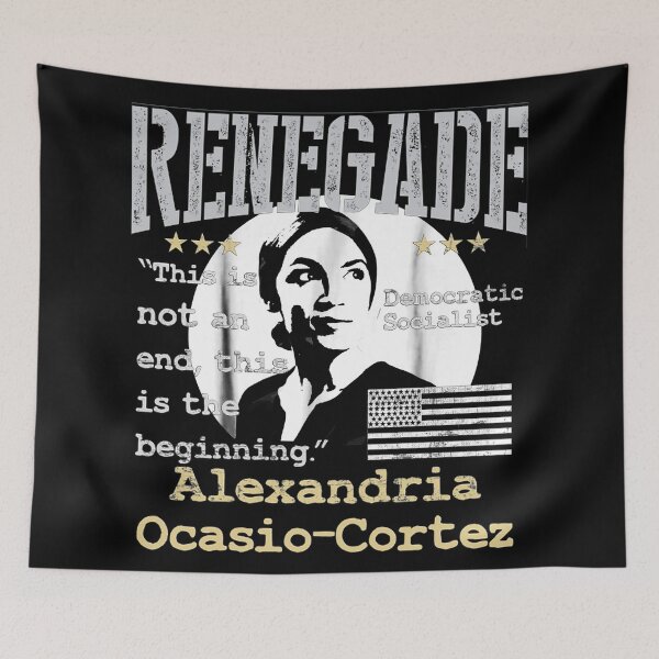 Item preview, Alexandria Ocasio-Cortez | Democratic Socialist - Renegade bestselling  designed and sold by DesigonDesigner.