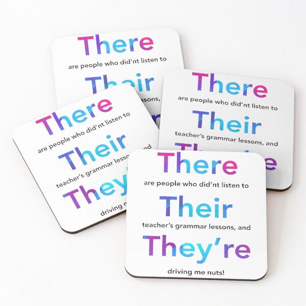 Item preview, Grammar Police There Their They're Gift designed and sold by freeArt10.