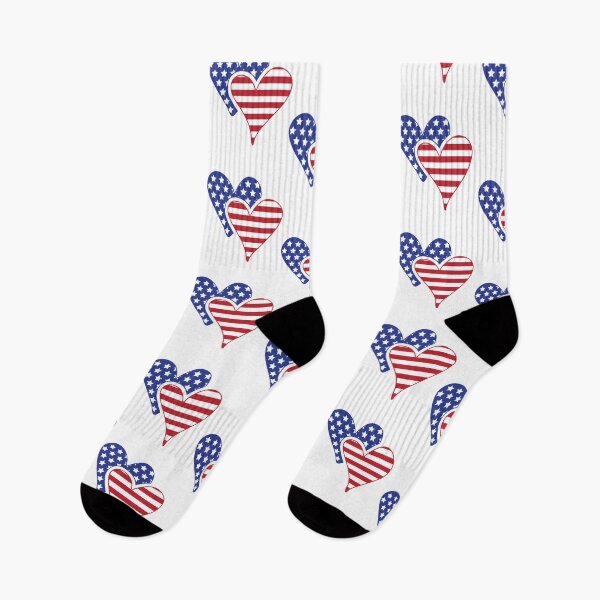 Item preview, Patriotic USA America hearts designed and sold by fil00.