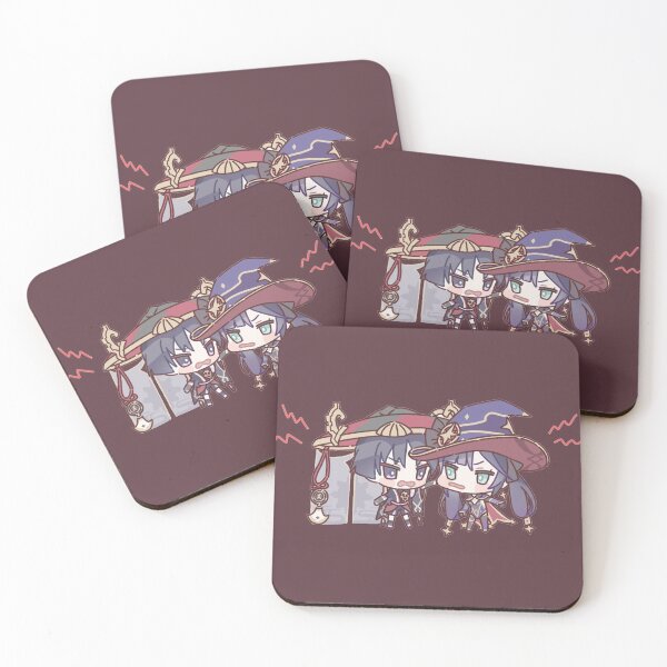 Item preview, Genshin Impact Chibi Scaramouche and Mona designed and sold by NewEraMutant.