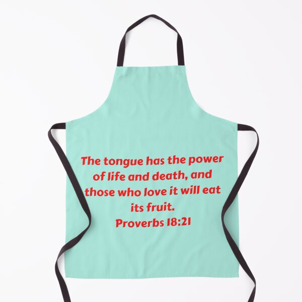 Artikelvorschau, Bible Verse Proverbs 18:21 entworfen und verkauft von Prayingwarrior.
