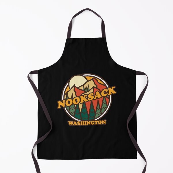 Item preview, Vintage Nooksack Washington Mountain Hiking Souvenir Print designed and sold by choonhoven.
