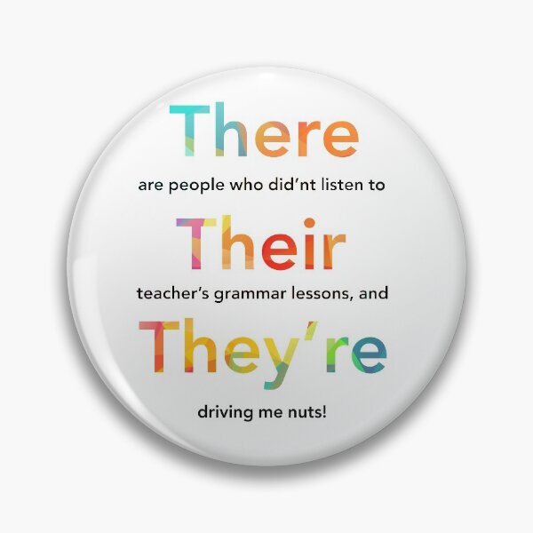 Item preview, Grammar Police There Their They're Gift designed and sold by freeArt10.