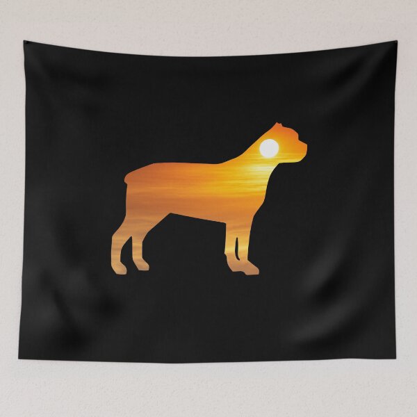 Item preview, Cane Corso Dog Silhouette Sunrise designed and sold by alaechamlal.