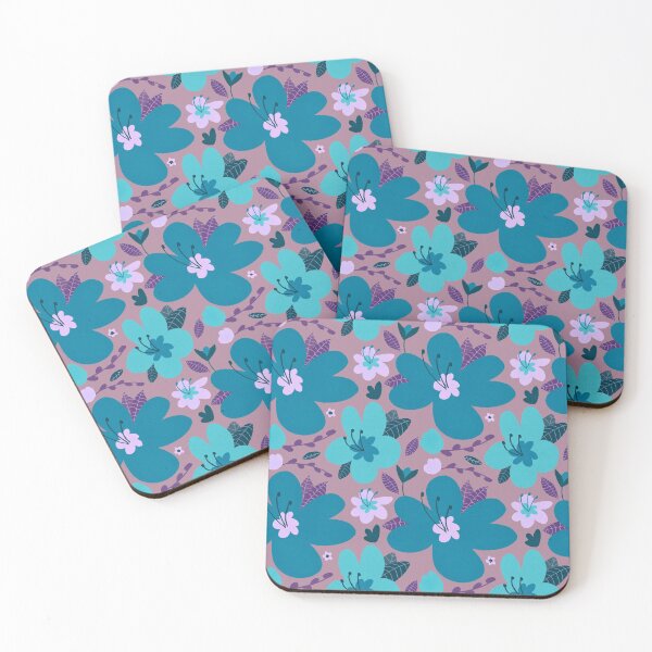 Item preview, Blue Floral Dreams - Lavender designed and sold by Erin Bresnahan.