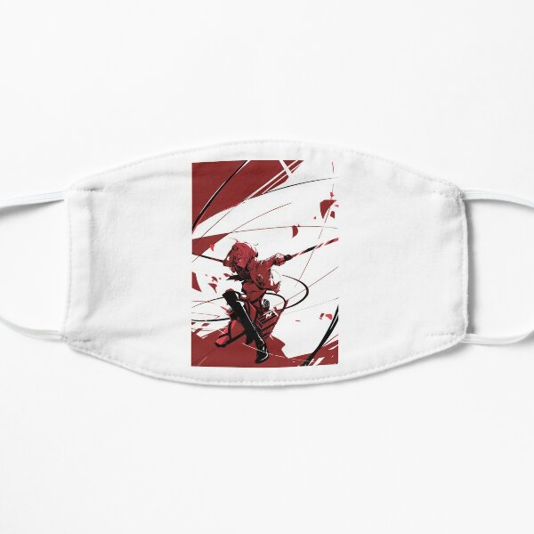 Attack On Titan Mikasa Ackerman Awesome Girl Flat Mask