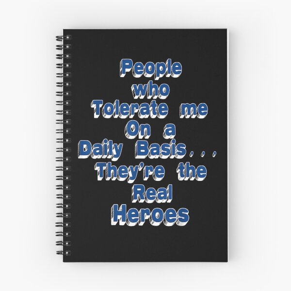 Item preview, People Who Tolerate Me On A Daily Basis They're Real Heroes  designed and sold by avareid3.