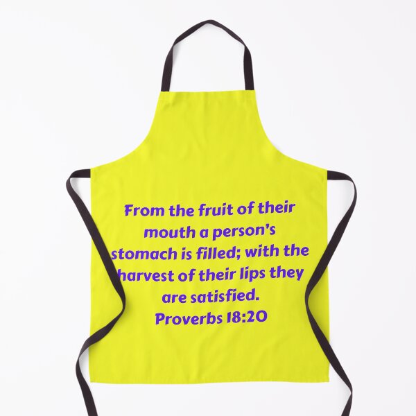 Artikelvorschau, Bible Verse Proverbs 18:20 entworfen und verkauft von Prayingwarrior.