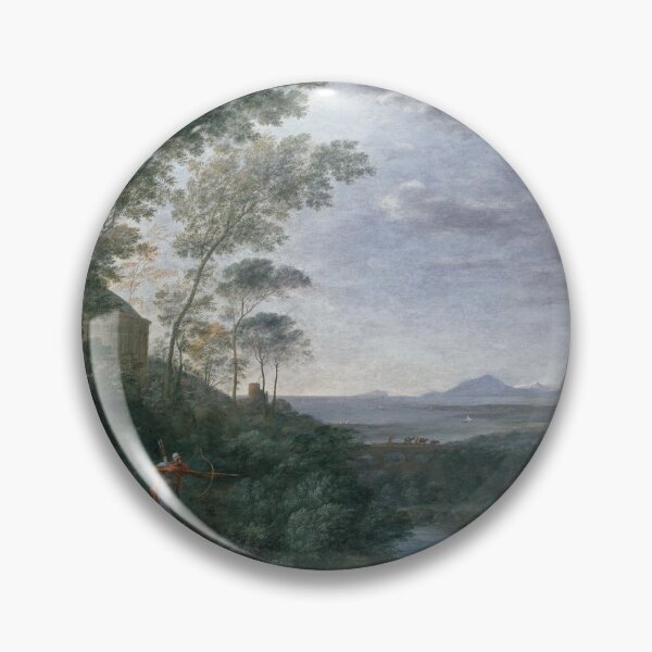Item preview, Ascanius Shooting the Stag of Sylvia - 1682 Claude Lorrain designed and sold by Vintage Designs +.