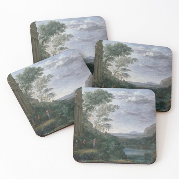 Item preview, Ascanius Shooting the Stag of Sylvia - 1682 Claude Lorrain designed and sold by Vintage Designs +.