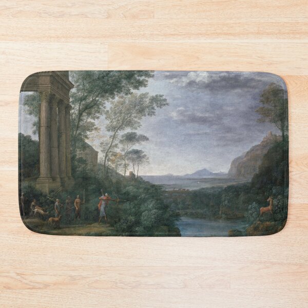Item preview, Ascanius Shooting the Stag of Sylvia - 1682 Claude Lorrain designed and sold by Vintage Designs +.