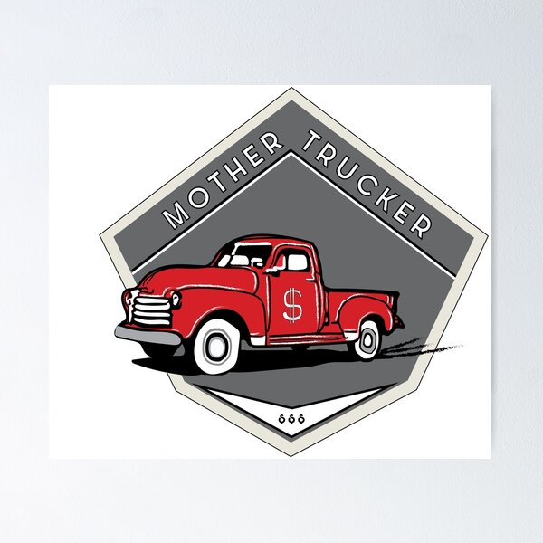 Item preview, mother trucker designed and sold by Sloane Ross.