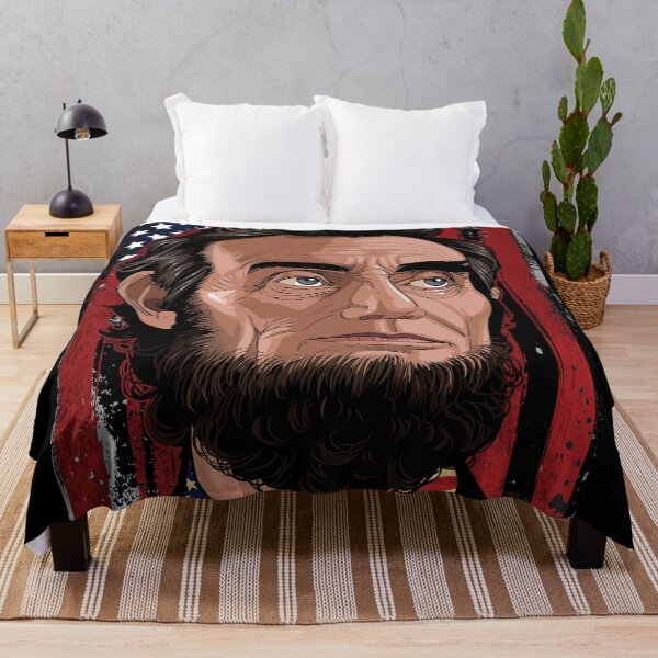 Item preview, Abraham Lincoln 4th Of July American Flag designed and sold by Ravensclaw3.