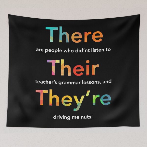 Item preview, Grammar Police There Their They're Gift designed and sold by freeArt10.