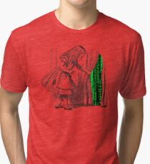 Follow the white rabbit Tri-blend T-Shirt